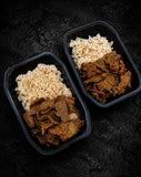 Mongolian Lamb with Brown Rice