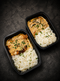 Chicken Stroganoff with Jasmine Rice